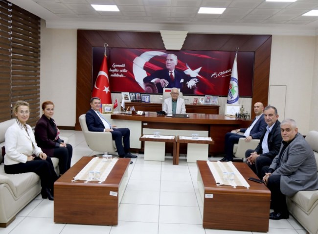 Chp’li Başkanlar, Başkan Posbıyık’ı Ziyaret Etti
