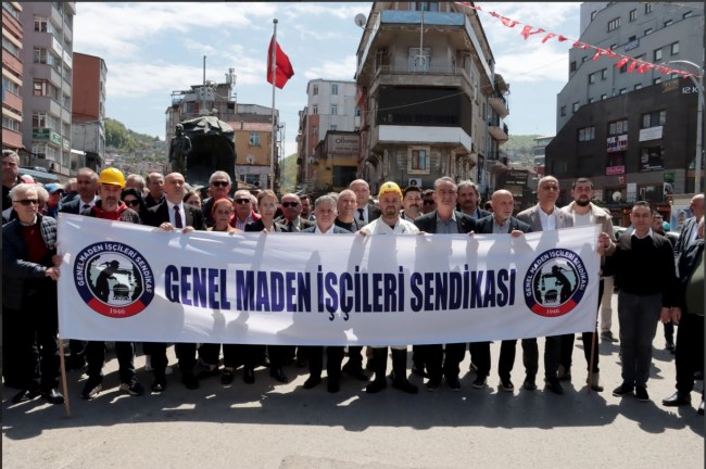 ZONGULDAK’TAN DORUK MADEN İŞÇİLERİNE DESTEK…