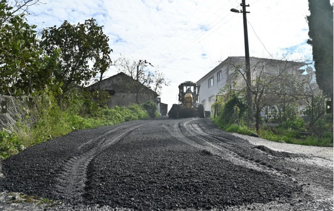 ASFALT ÇALIŞMALARI DORUK’TA DEVAM EDİYOR