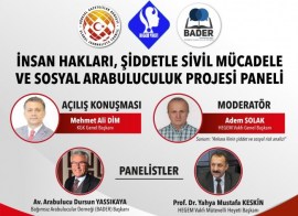 KGK öncülüğünde şiddetle mücadele paneli