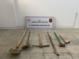 Kaçak kazı yapan 4 Kişi yakalandı
