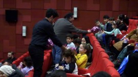Depremzede Çocuklar İçin Sinema Etkinliği Düzenlendi