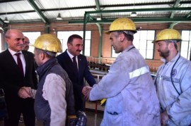 Vali Hacıbektaşoğlu TTK Kozlu Müessese Müdürlüğünü ziyaret etti...