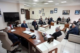 BAŞKAN POSBIYIK, DAİRE MÜDÜRLERİNDEN BRİFİNG ALDI