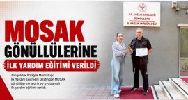 MOSAK GÖNÜLLÜLERİNE İLK YARDIM EĞİTİMİ VERİLDİ
