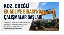 EK ADLİYE BİNASI İNŞAAT ÇALIŞMALARINA BAŞLANDI