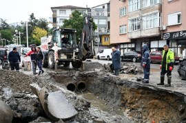 POTBAŞI VE DEVREK YOL AYRIMINDA SU BASKINLARINA KARŞI KALICI ÖNLEM